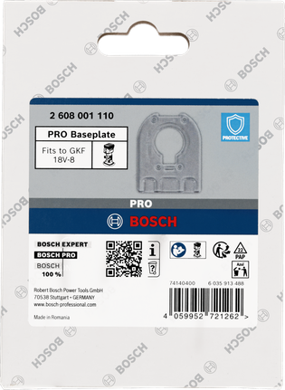 Bosch PRO 베이스플레이트 D형 7 x 93 x 118 mm.